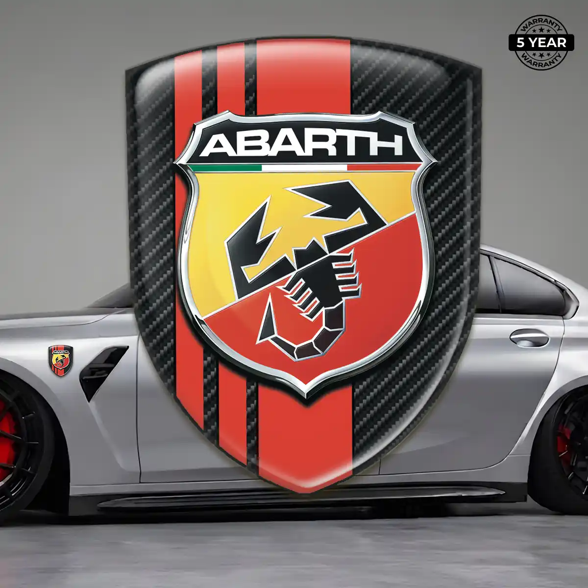 Abarth Logo Sticker Exterior Luxe