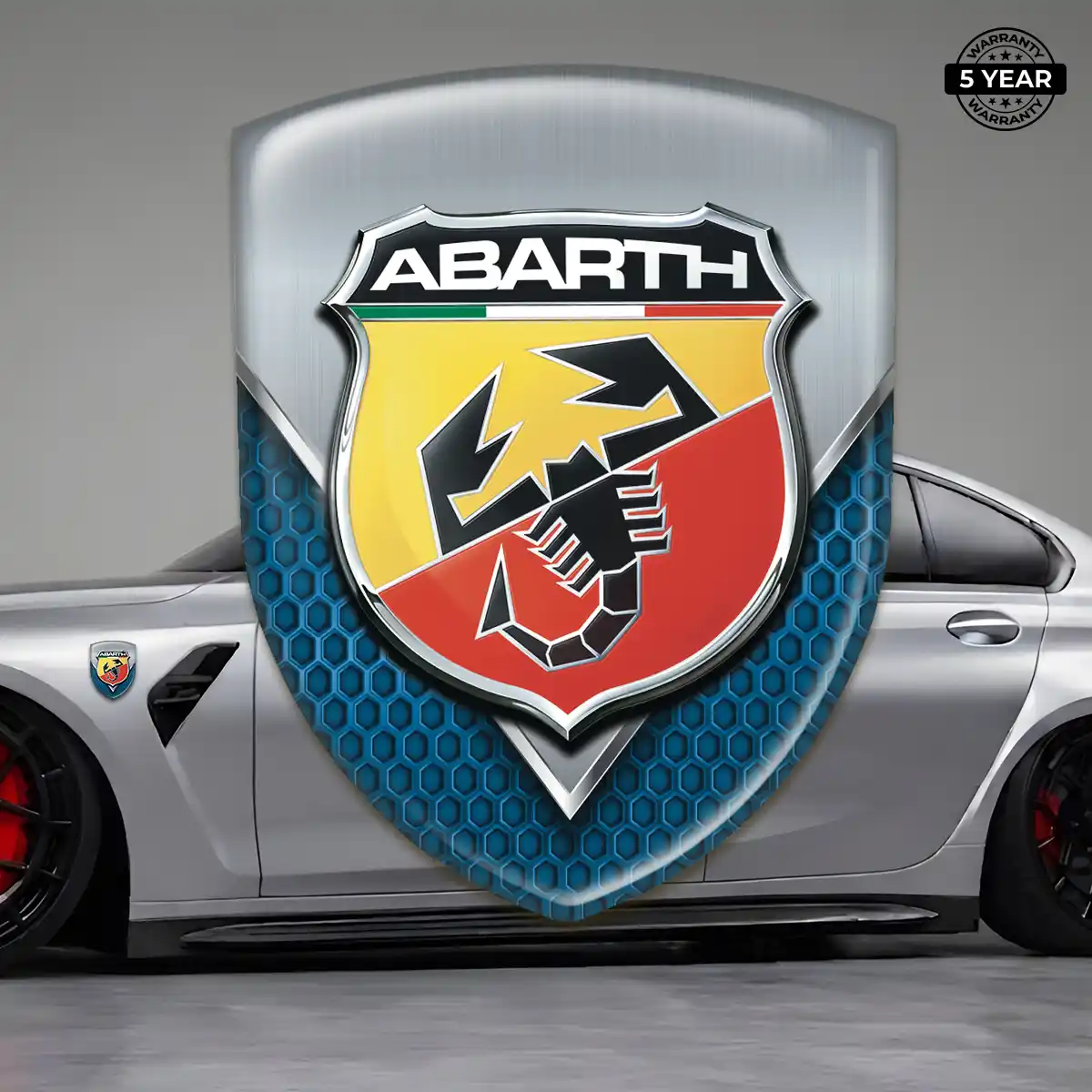 Abarth Logo Sticker Interior Elegance