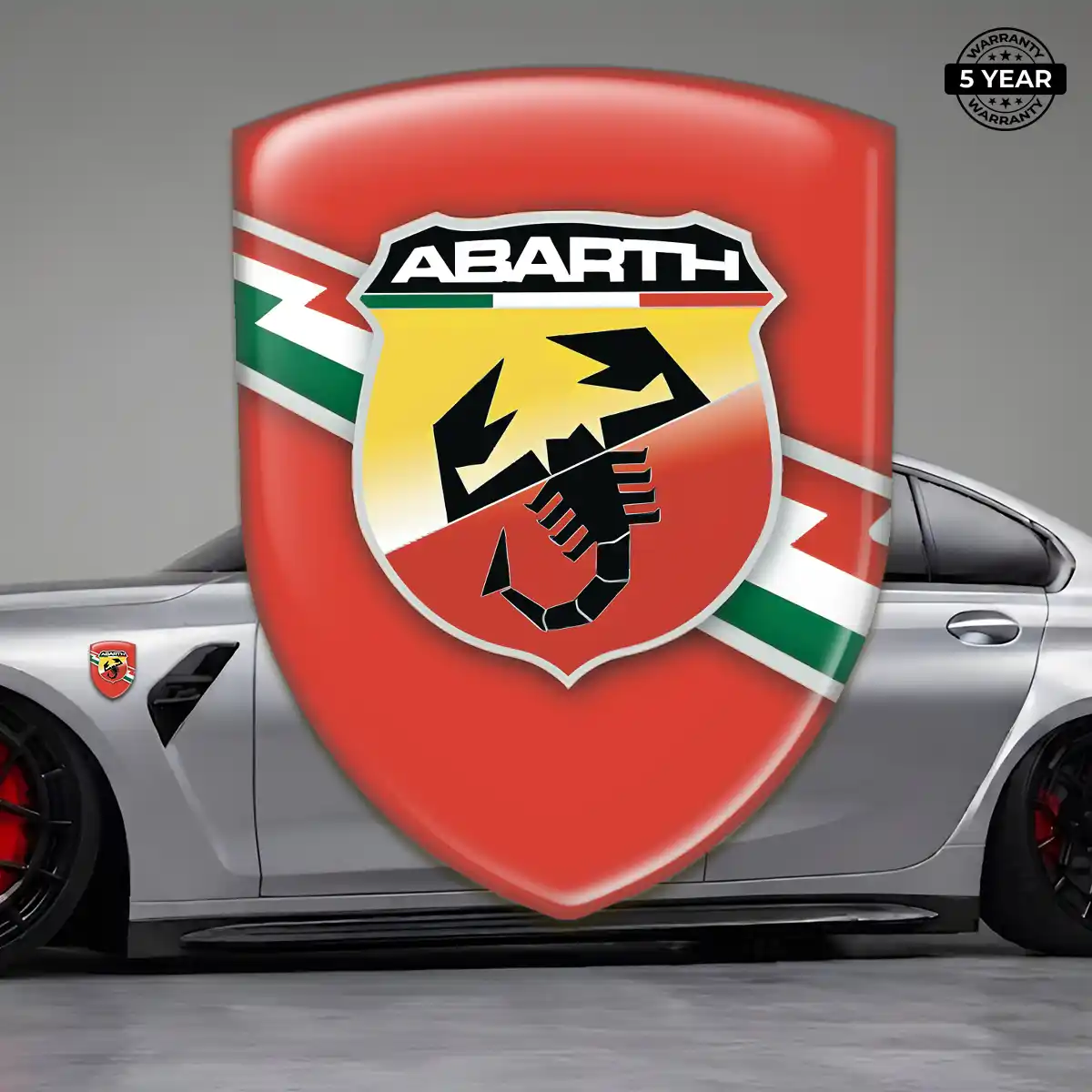 Abarth Logo Sticker Outer Style