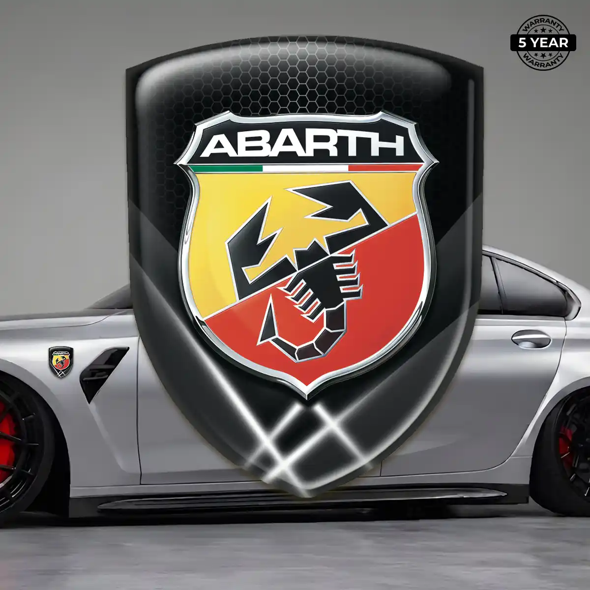 Abarth Logo Sticker Prime Quality