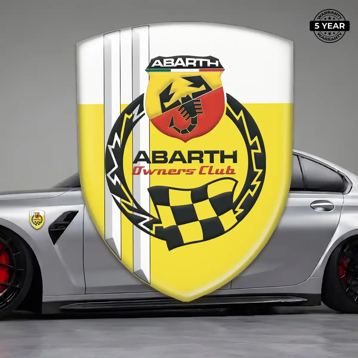 Abarth Logo Sticker Sleek Style