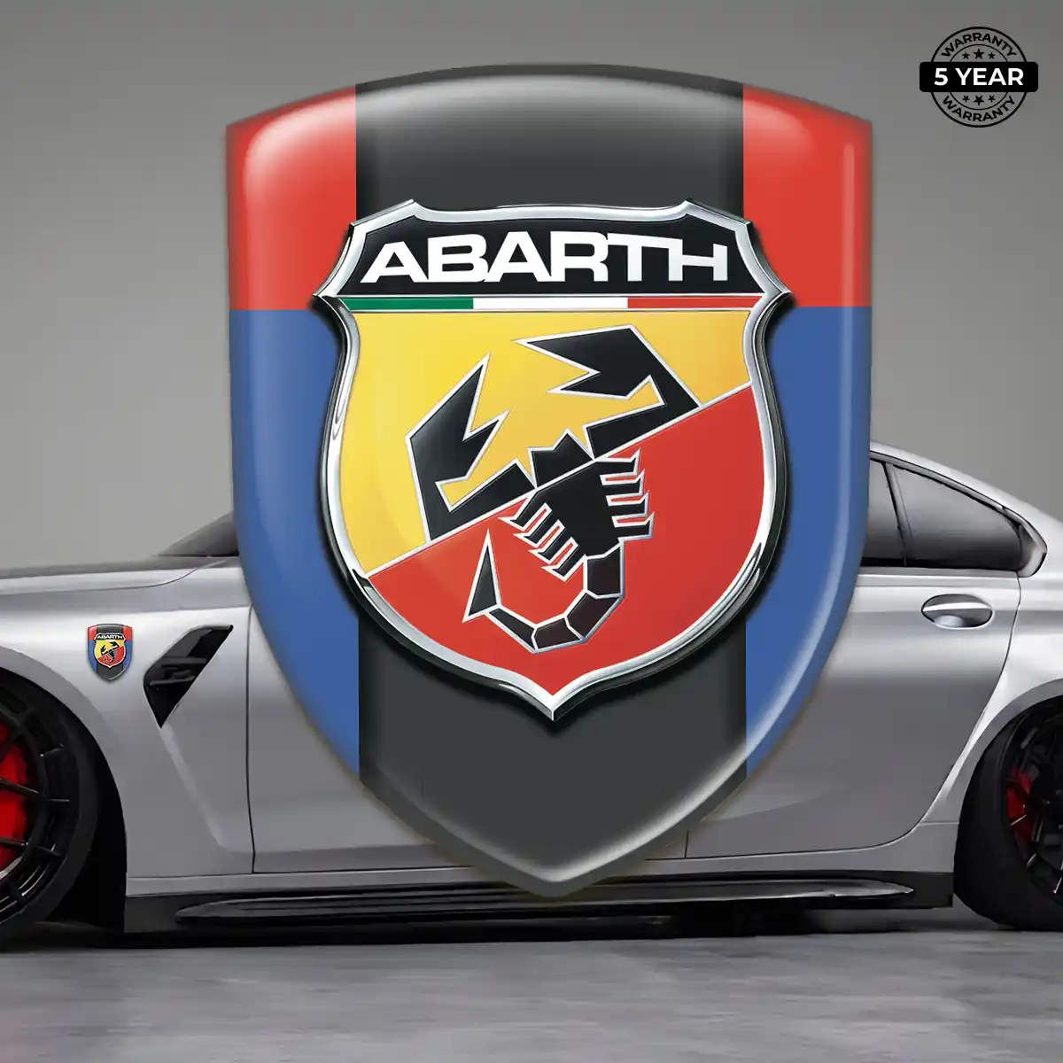 Abarth Logo Sticker Street Tuning