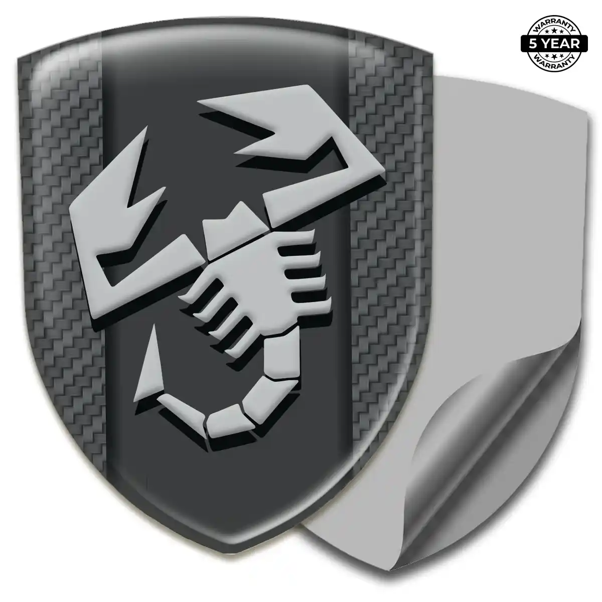 Abarth Polyurethane Domed Sticker Deluxe Edition