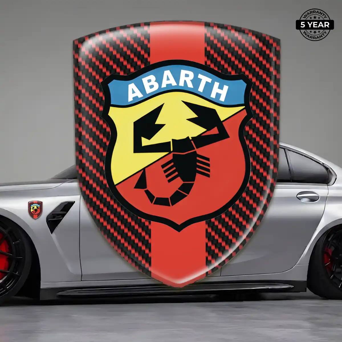 Abarth Polyurethane Domed Sticker Exclusive Series