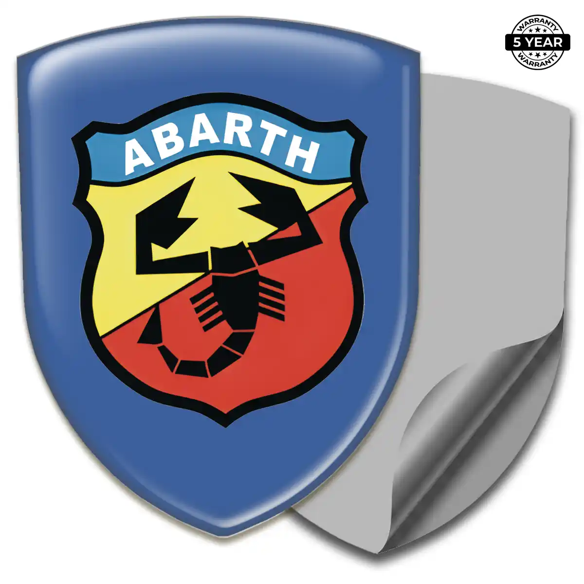 Abarth Polyurethane Domed Sticker Noble Edition