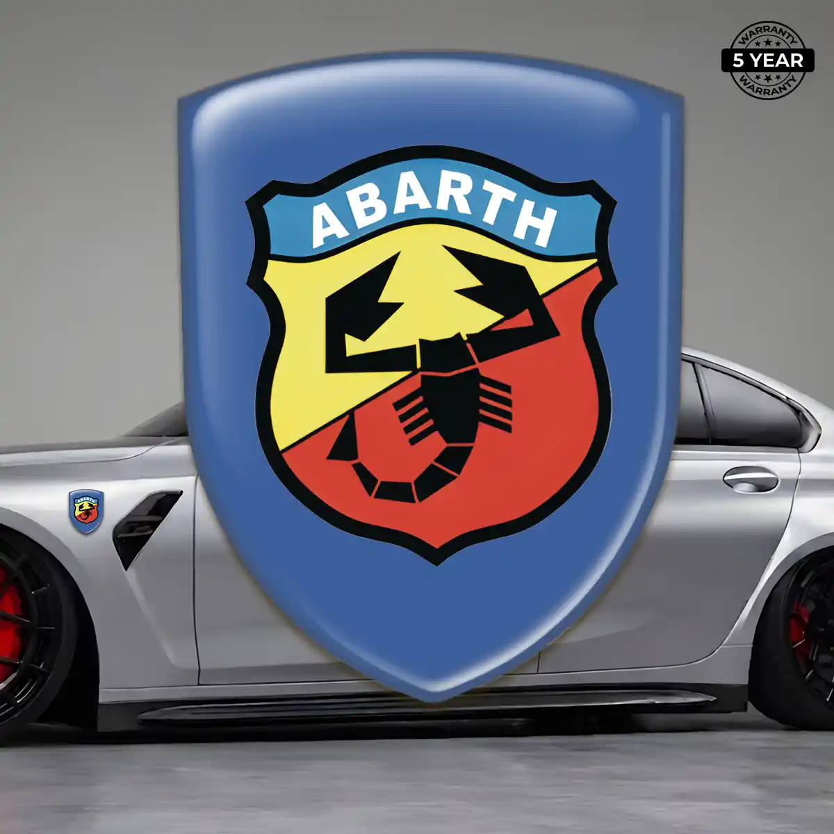 Abarth Polyurethane Domed Sticker Noble Edition
