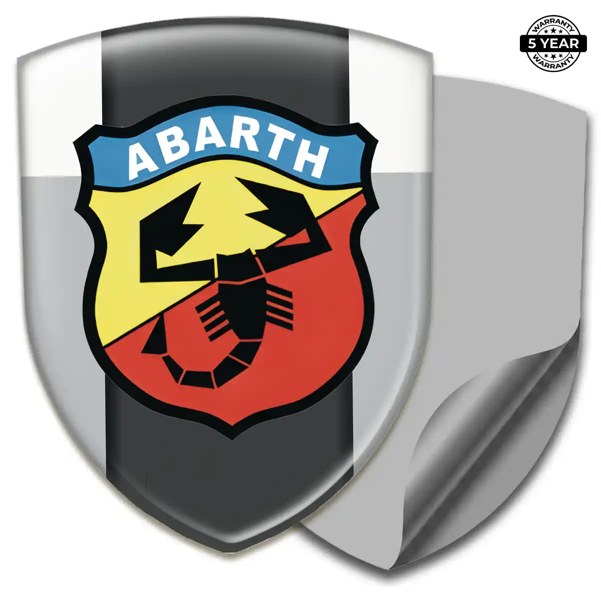 Abarth Polyurethane Domed Sticker Prestige Line