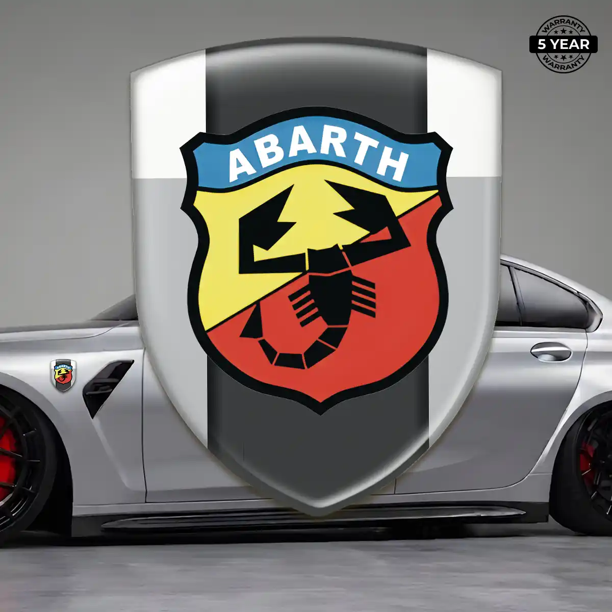 Abarth Polyurethane Domed Sticker Prestige Line