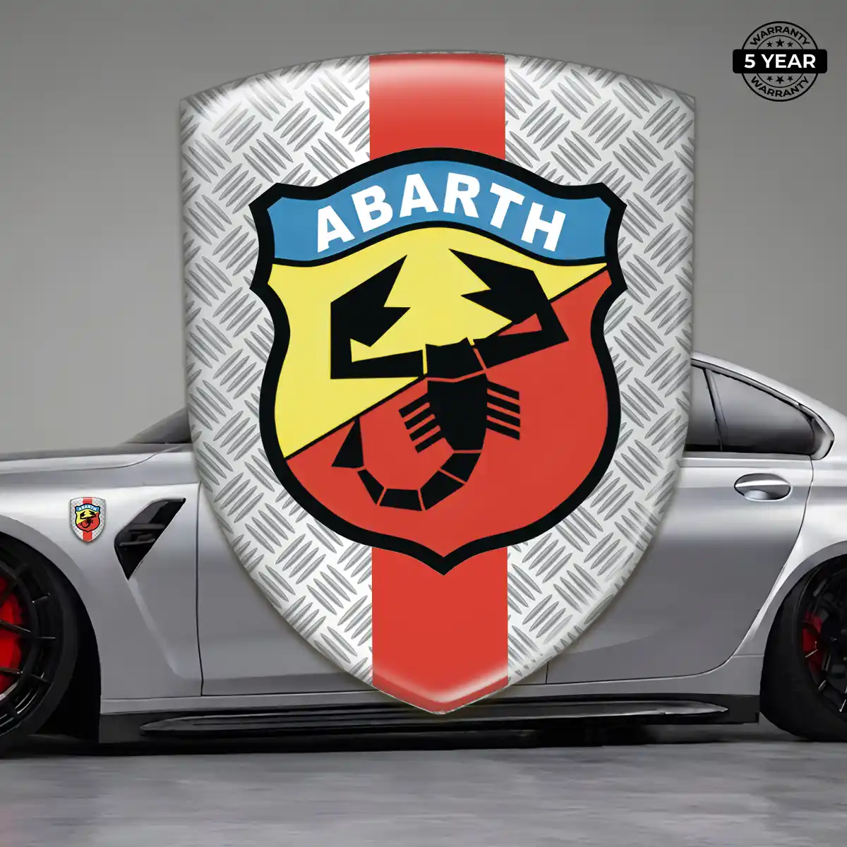 Abarth Resin Badge Sticker Auto Tuning