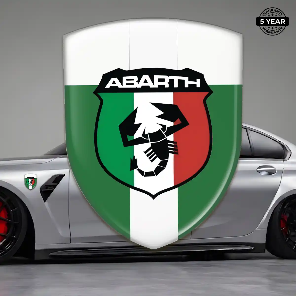 Abarth Resin Badge Sticker Elite Edition