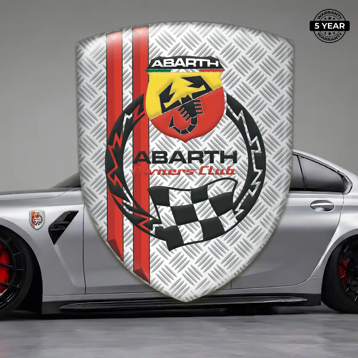 Abarth Resin Badge Sticker Exclusive Series