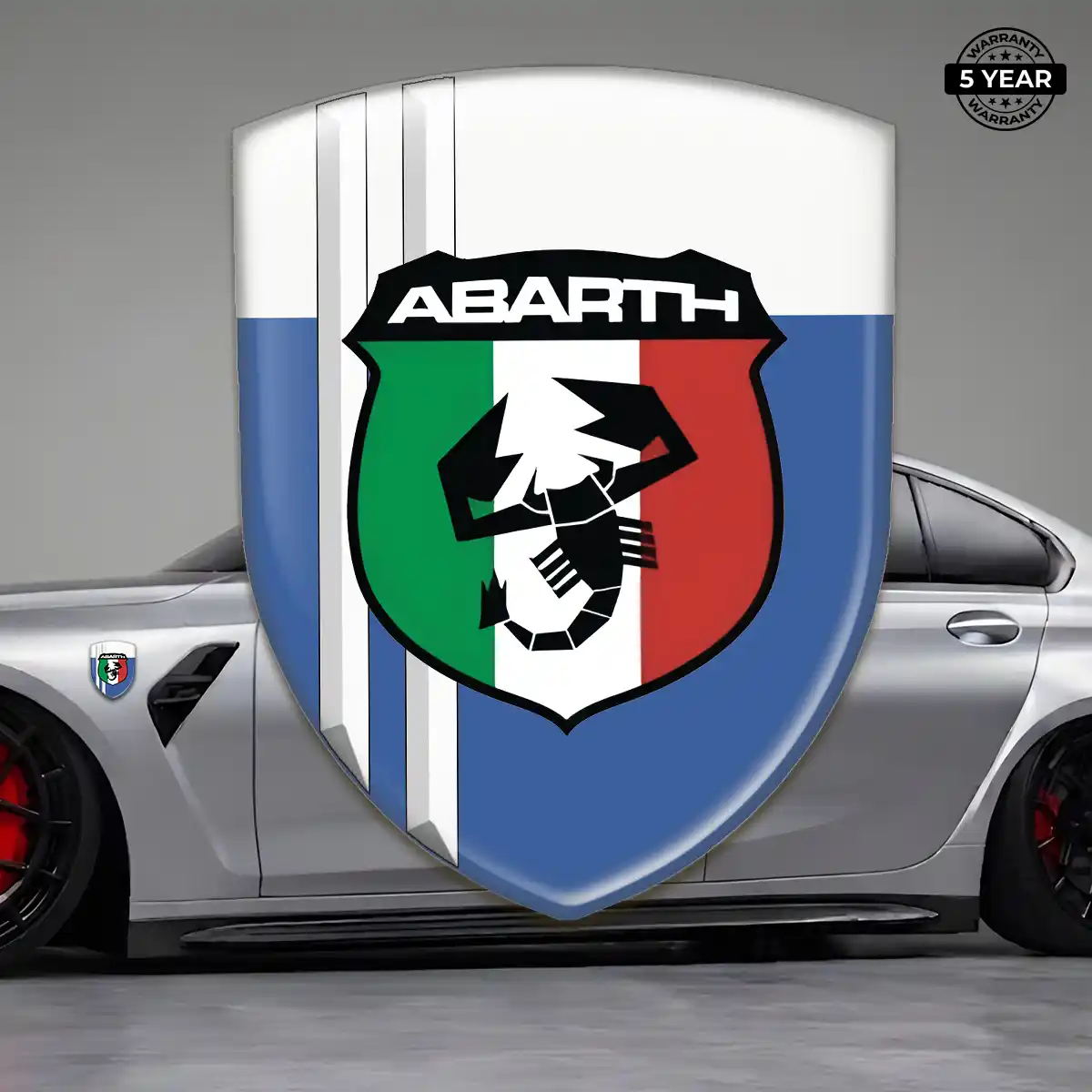 Abarth Resin Badge Sticker Noble Edition