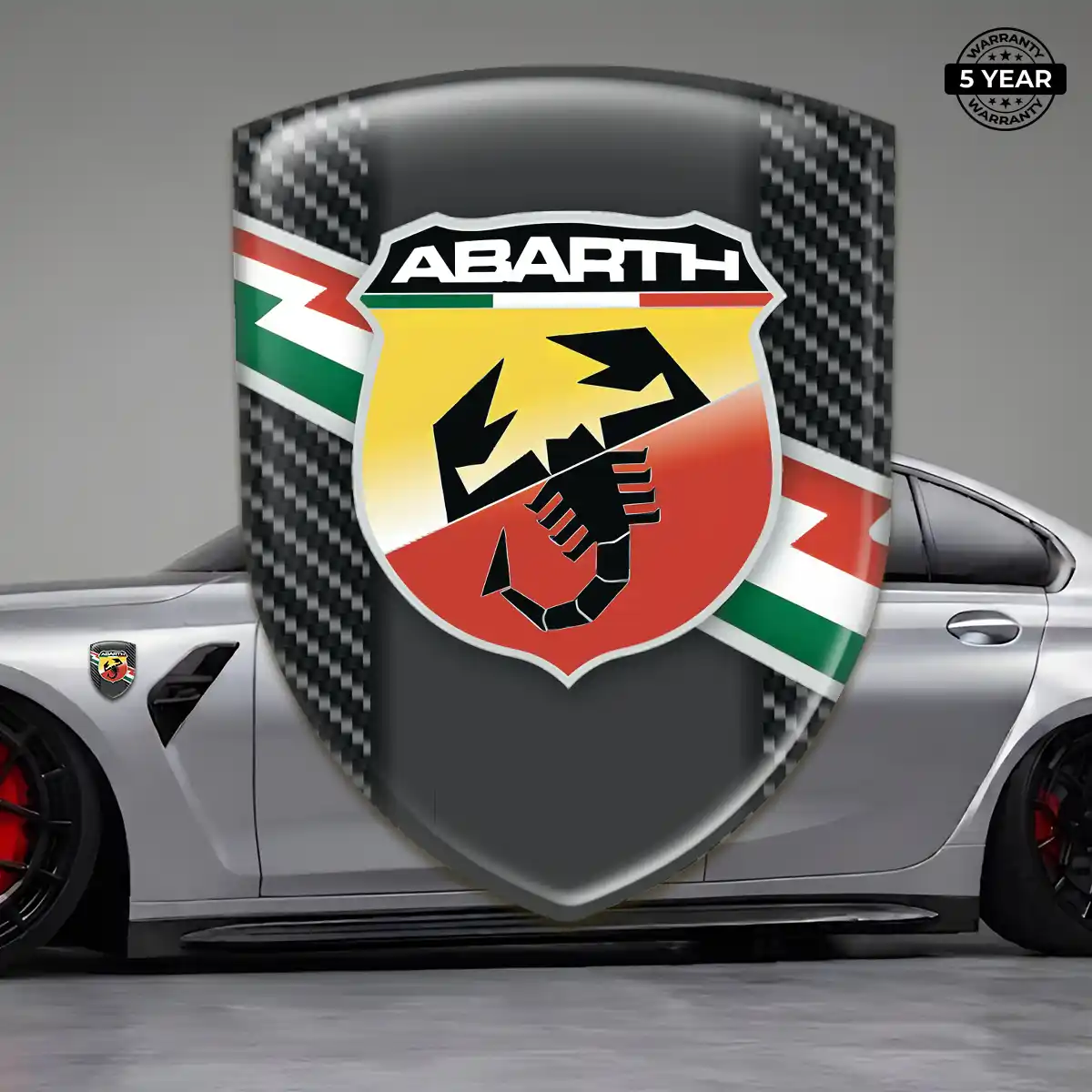 Abarth Resin Domed Sticker Deluxe Edition