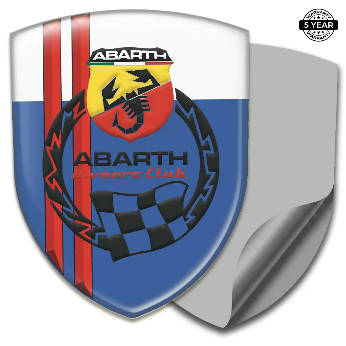 Abarth Resin Domed Sticker Exclusive Series