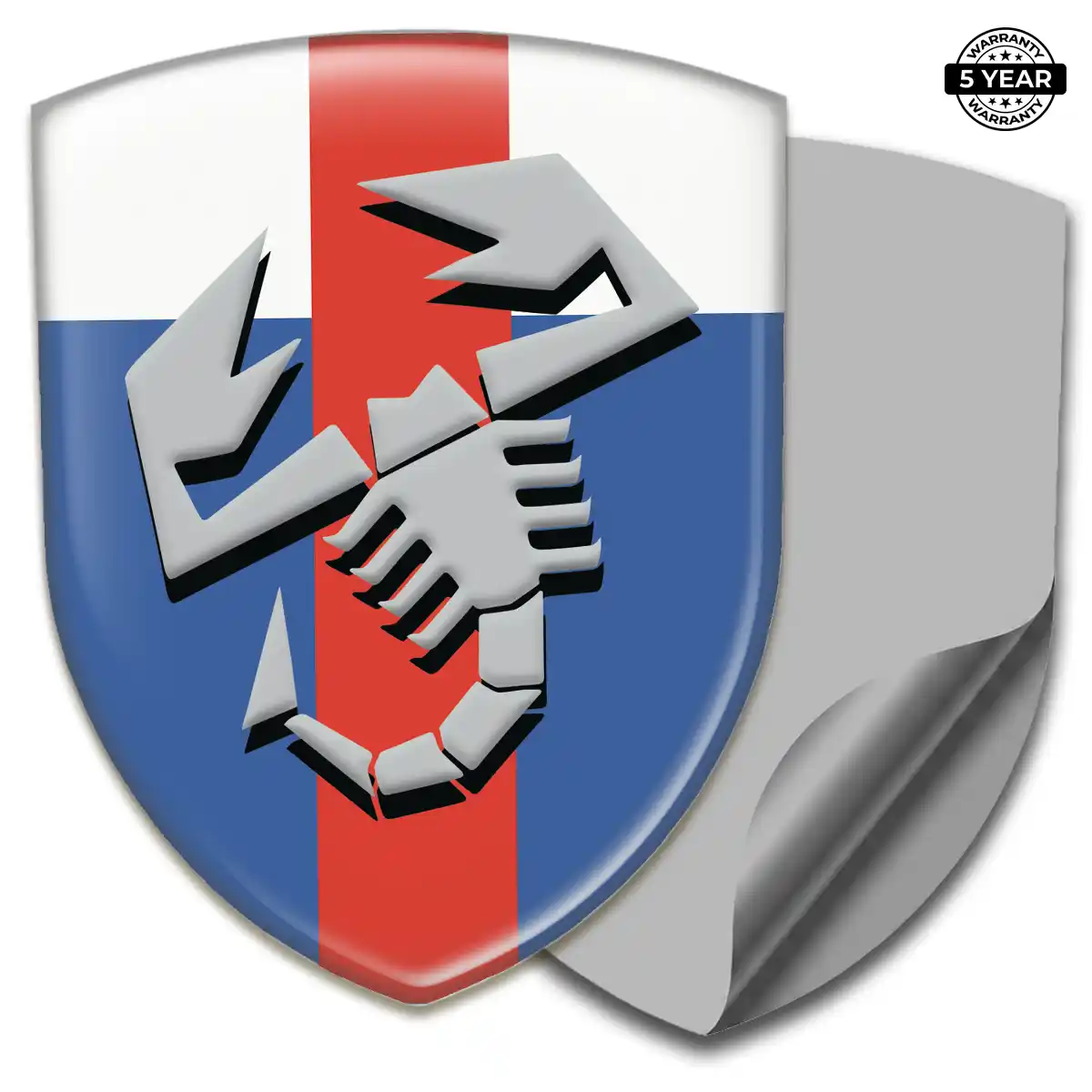 Abarth Resin Domed Sticker Opulent Line
