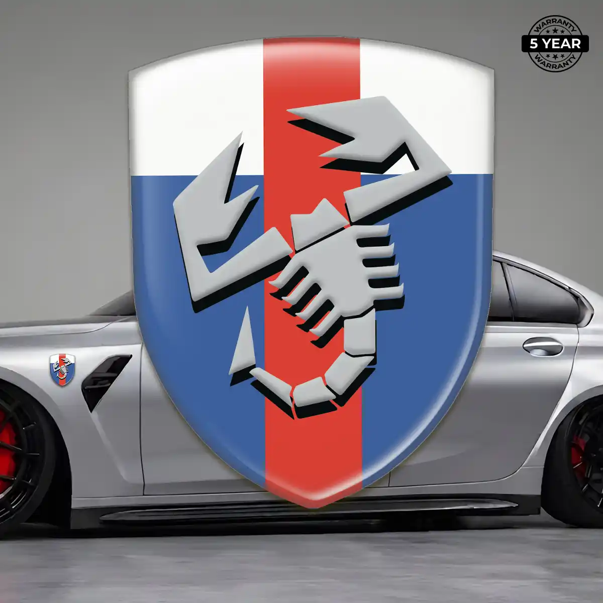 Abarth Resin Domed Sticker Opulent Line