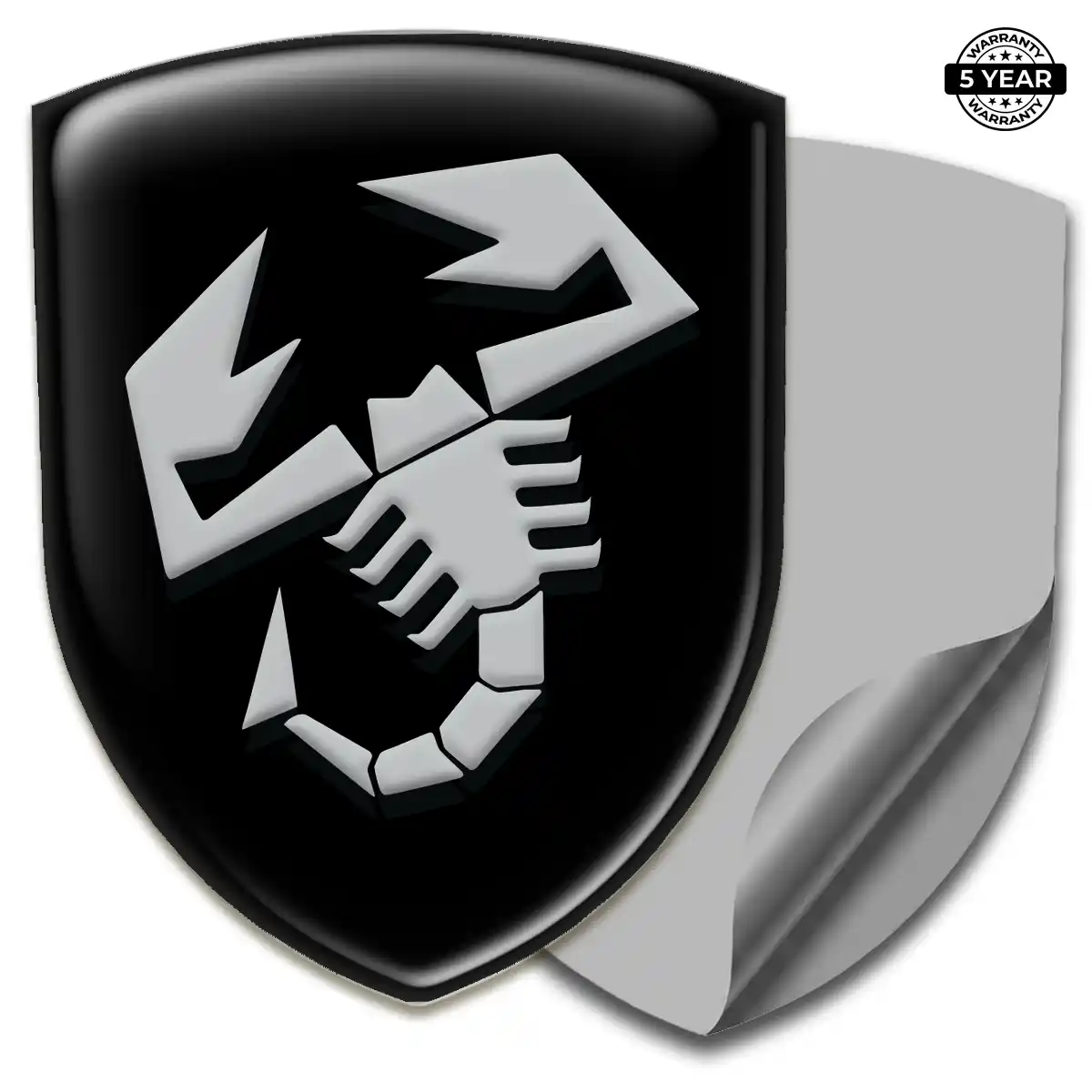 Abarth Resin Domed Sticker Outer Style