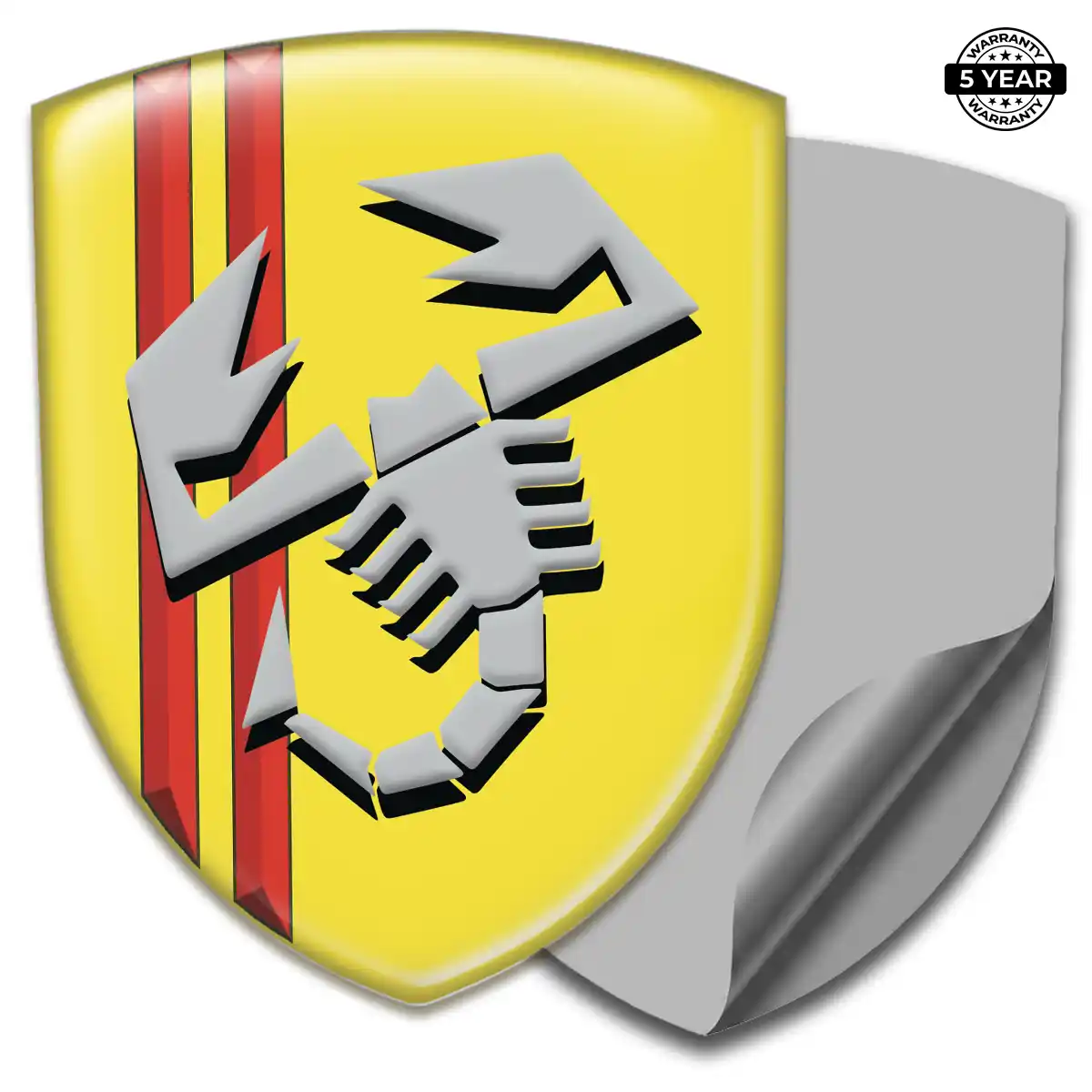 Abarth Resin Domed Sticker Prestige Line
