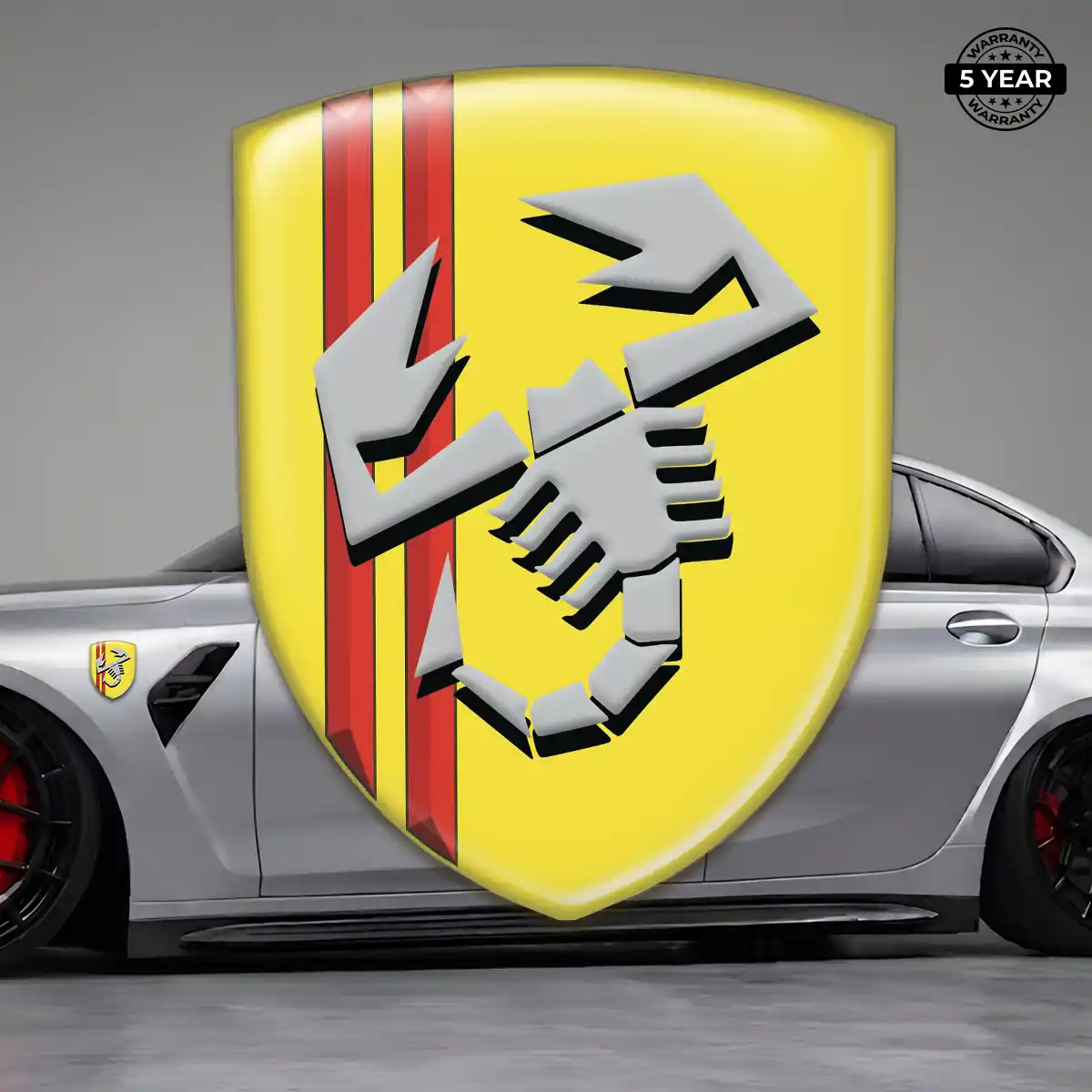 Abarth Resin Domed Sticker Prestige Line