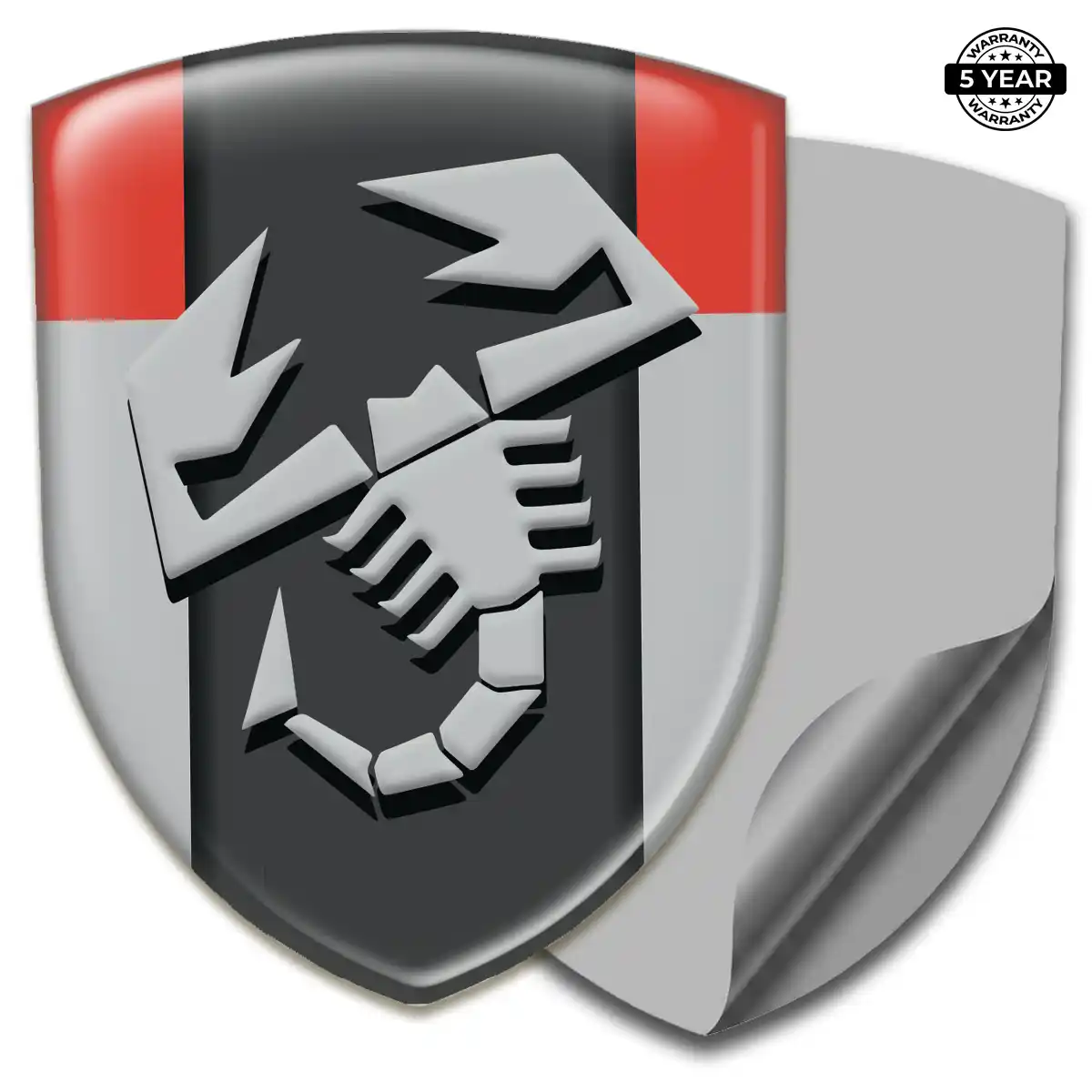 Abarth Resin Domed Sticker Resin Elite