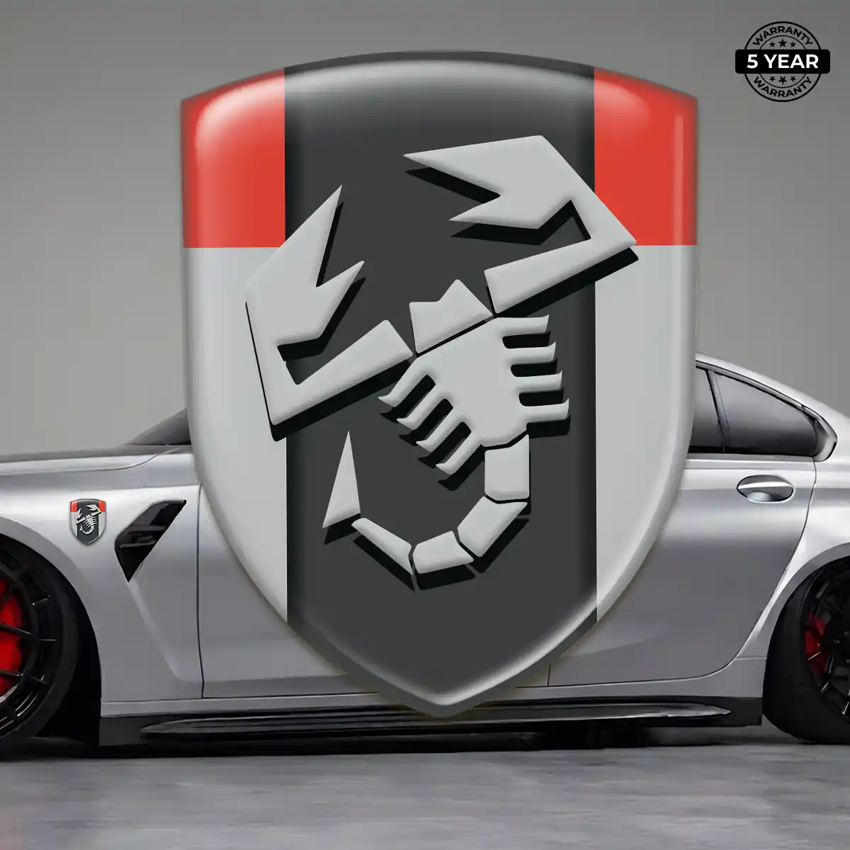 Abarth Resin Domed Sticker Resin Elite