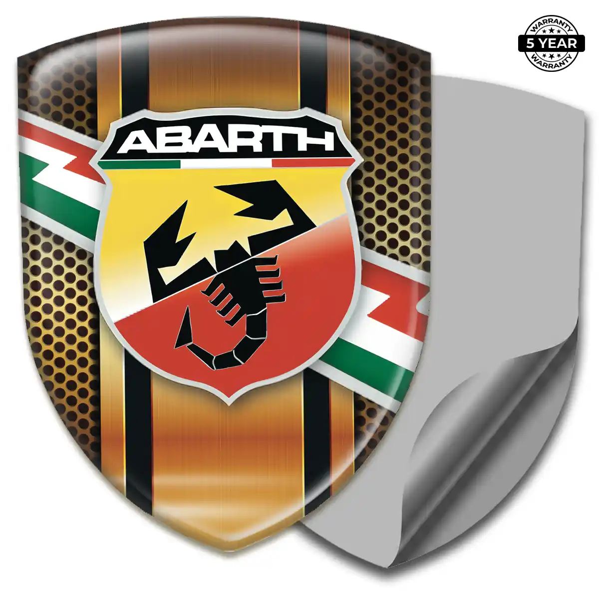 Abarth Resin Domed Sticker Superior Craft