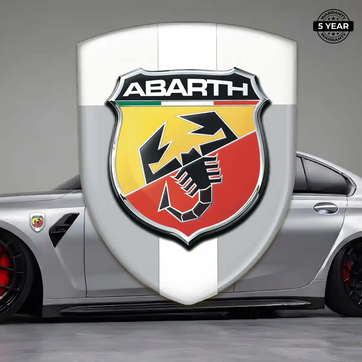 Abarth Resin Emblem Sticker Elite Edition