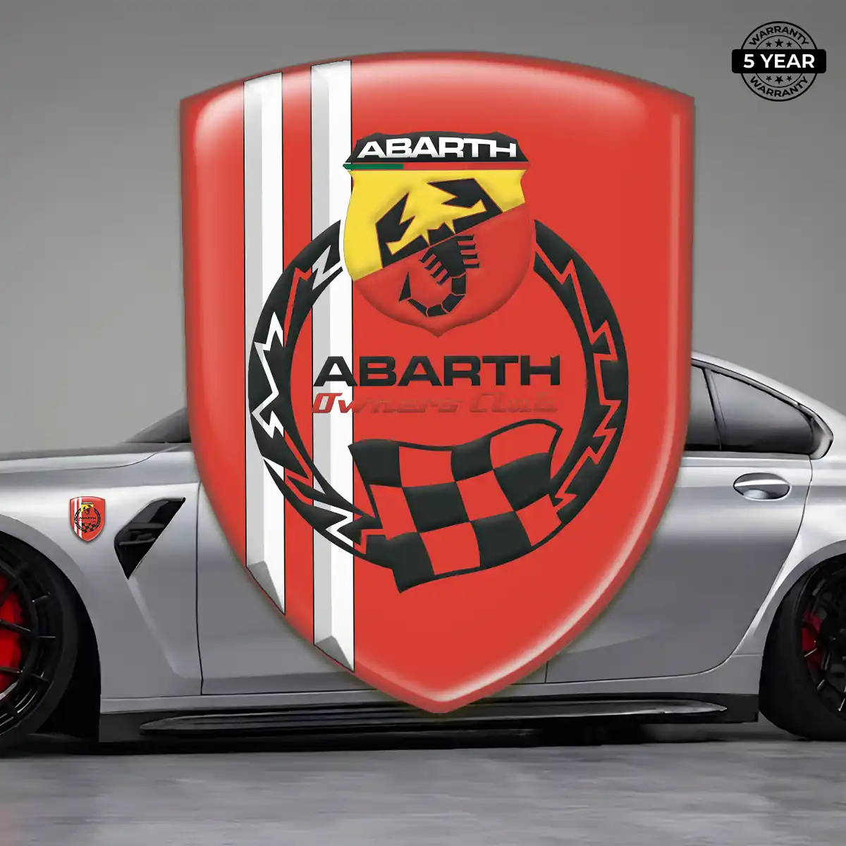 Abarth Resin Emblem Sticker Exclusive Series