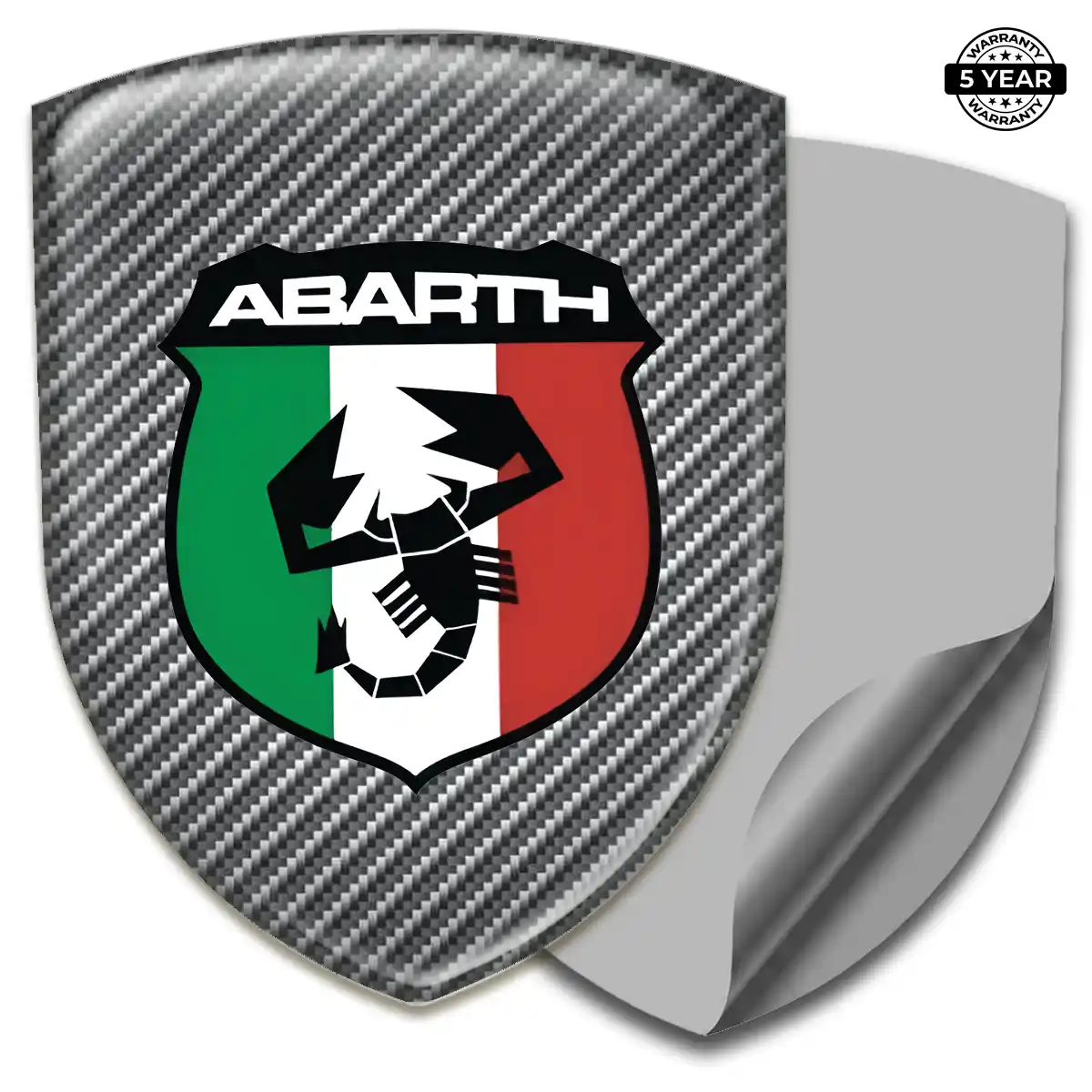 Abarth Resin Emblem Sticker Noble Edition