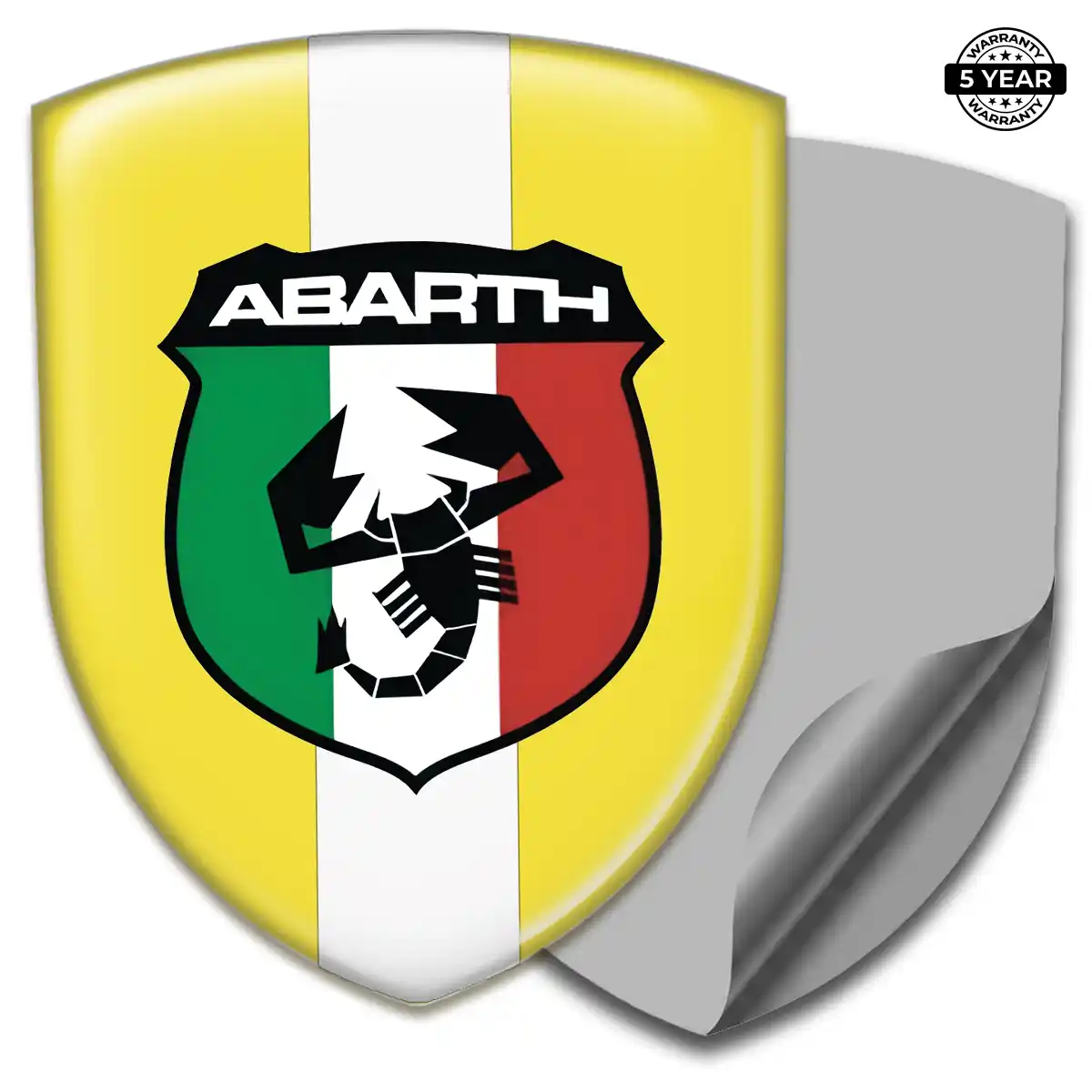 Abarth Resin Emblem Sticker Opulent Line
