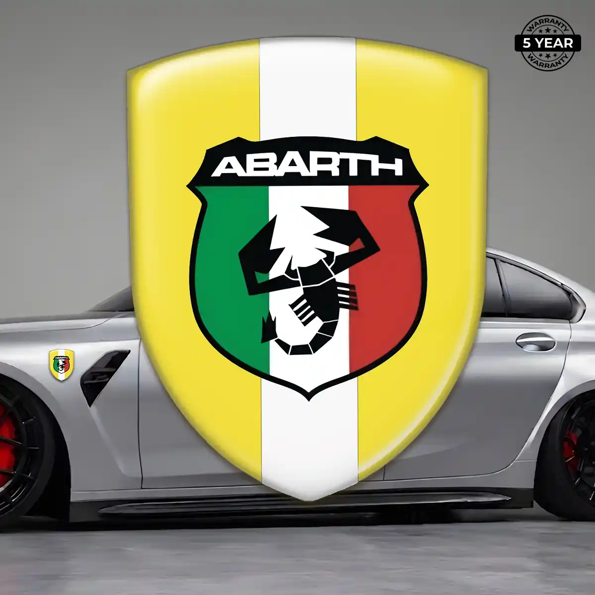 Abarth Resin Emblem Sticker Opulent Line