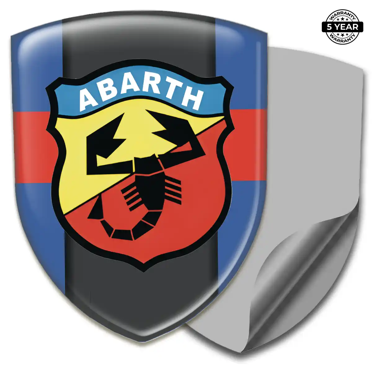 Abarth Resin Emblem Sticker Outer Style