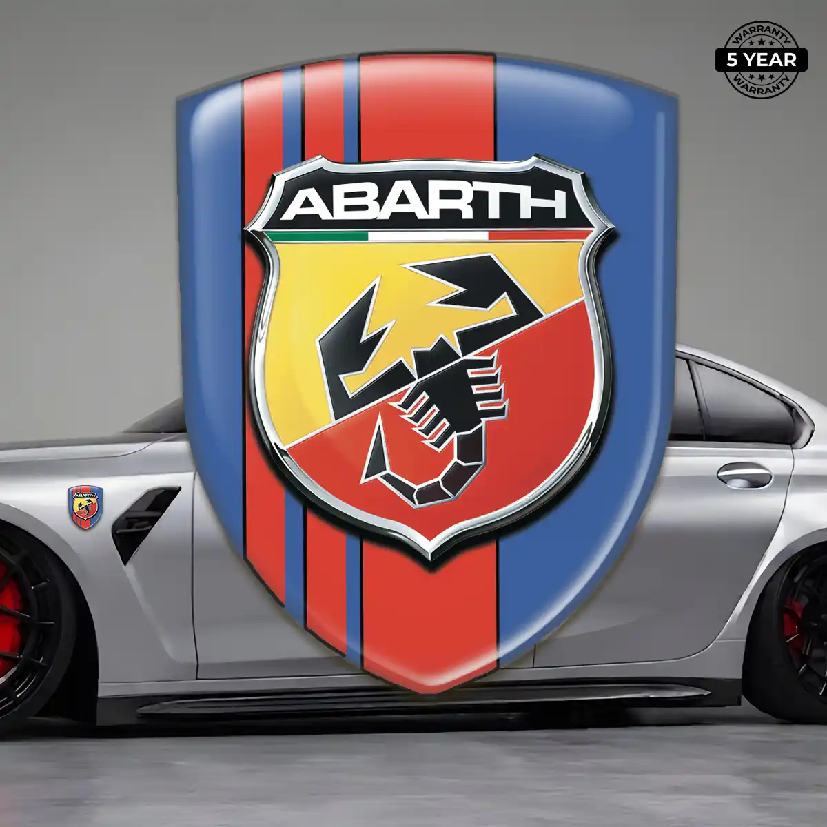 Abarth Resin Emblem Sticker Prime Quality