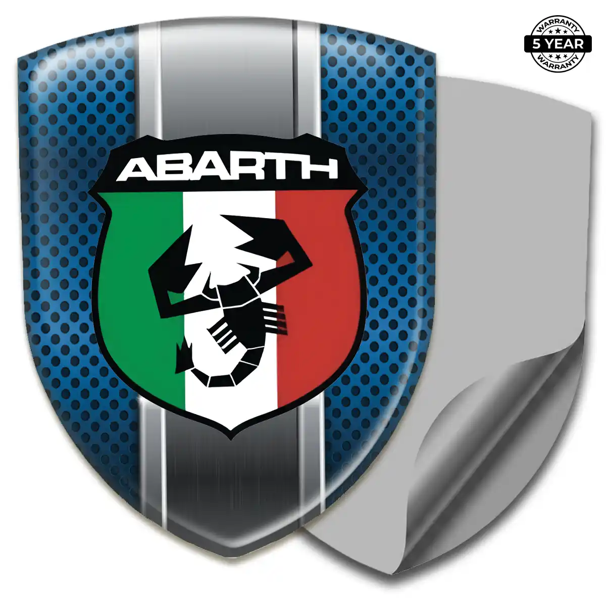 Abarth Resin Emblem Sticker Resin Elite