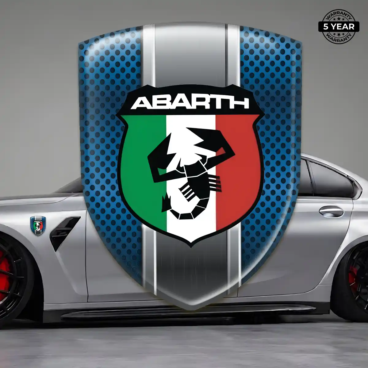 Abarth Resin Emblem Sticker Resin Elite