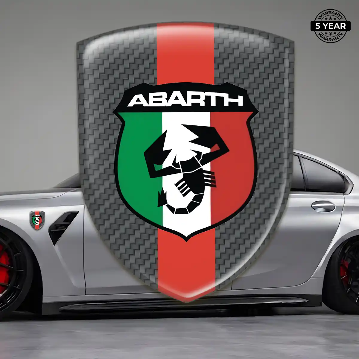 Abarth Self Adhesive Emblem Sticker Opulent Line