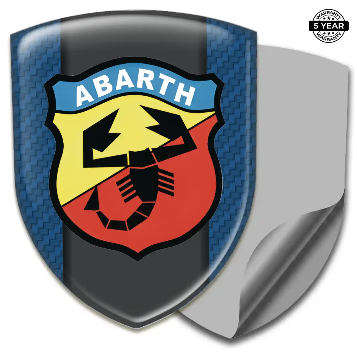 Abarth Self Adhesive Emblem Sticker Performance Style