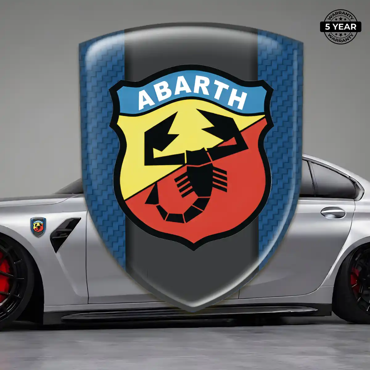 Abarth Self Adhesive Emblem Sticker Performance Style
