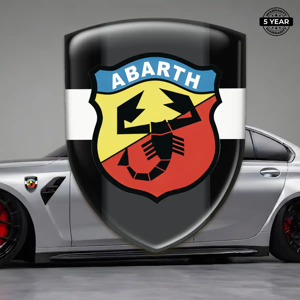 Abarth Self Adhesive Emblem Sticker Street Tuning