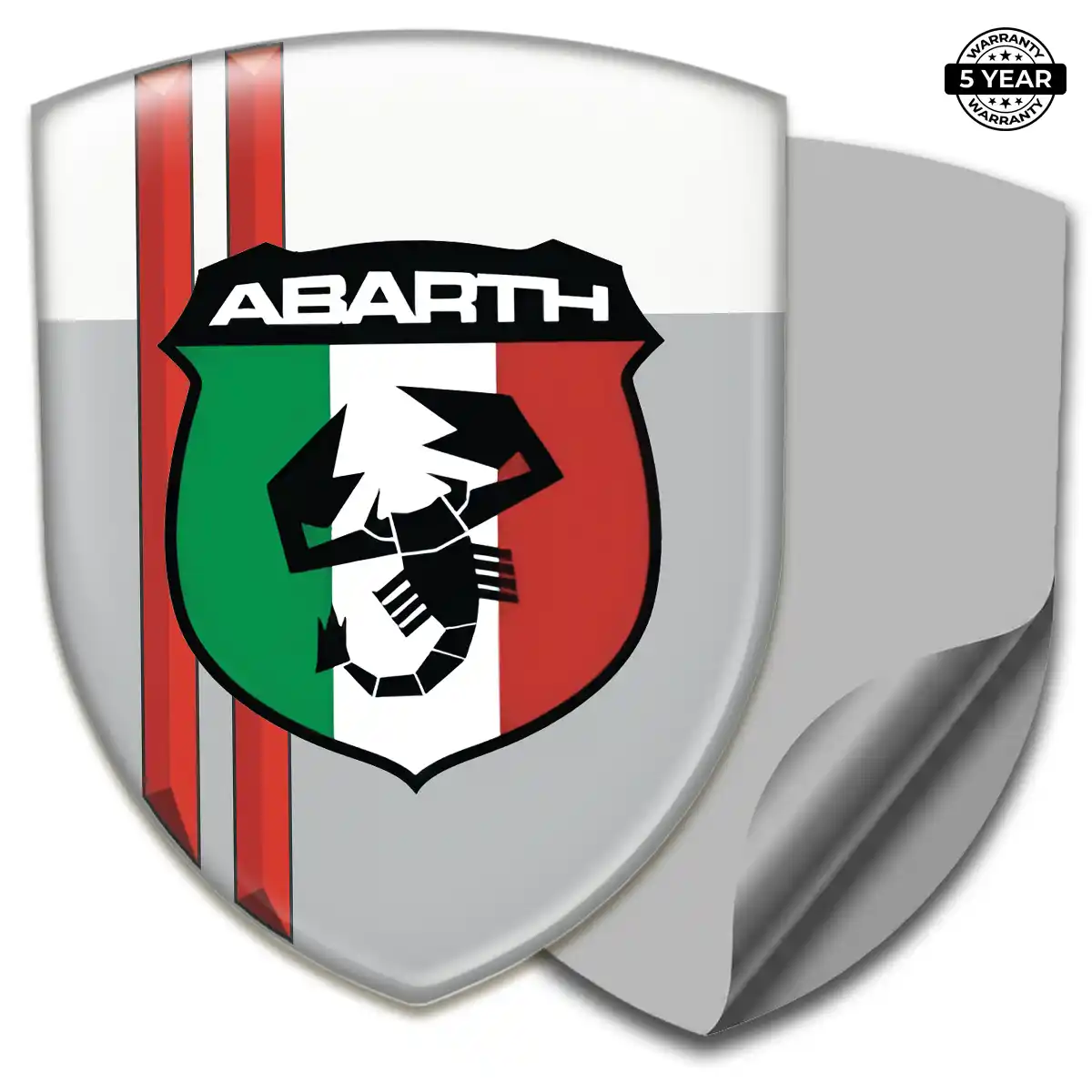 Abarth Silicone Badge Cabin Style