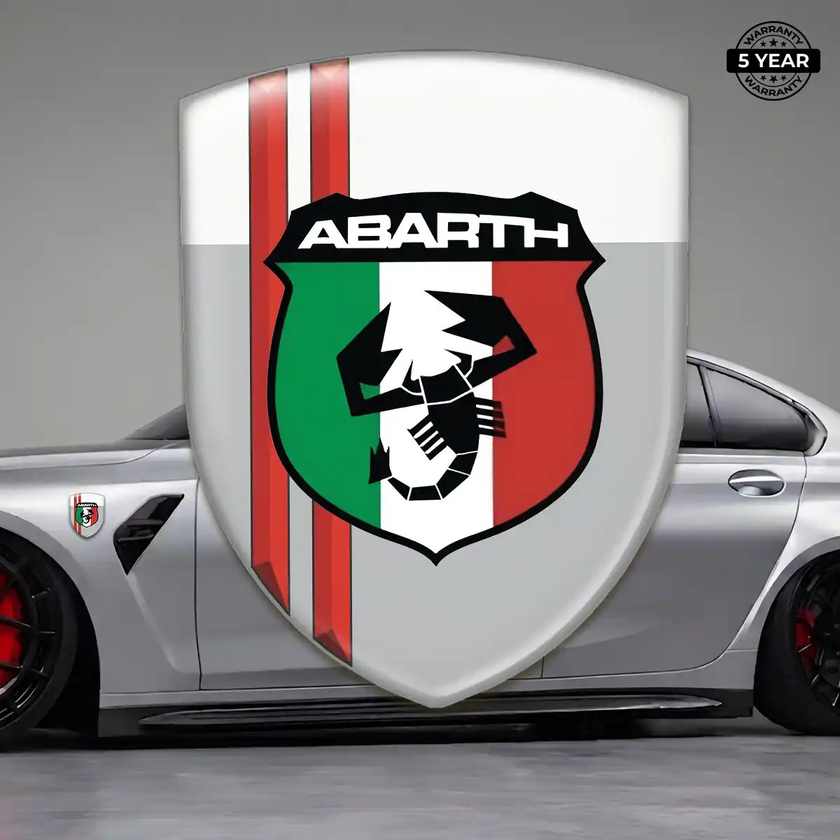 Abarth Silicone Badge Cabin Style