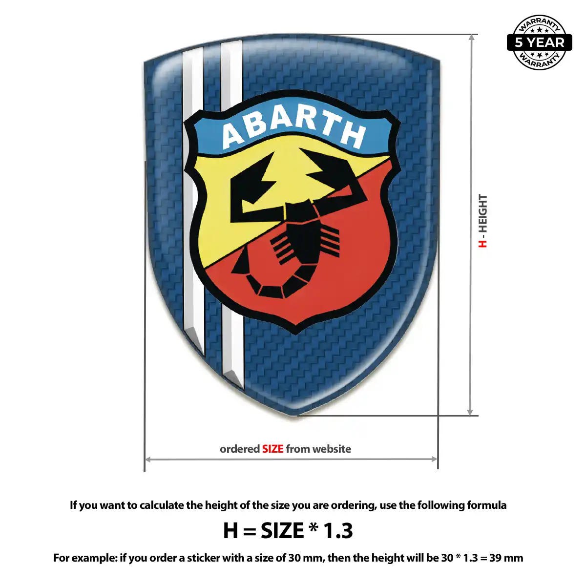 Abarth Silicone Badge Exclusive Series