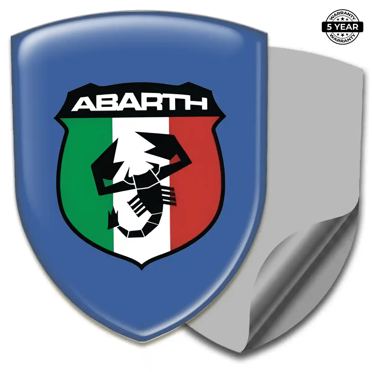 Abarth Silicone Badge Interior Luxe