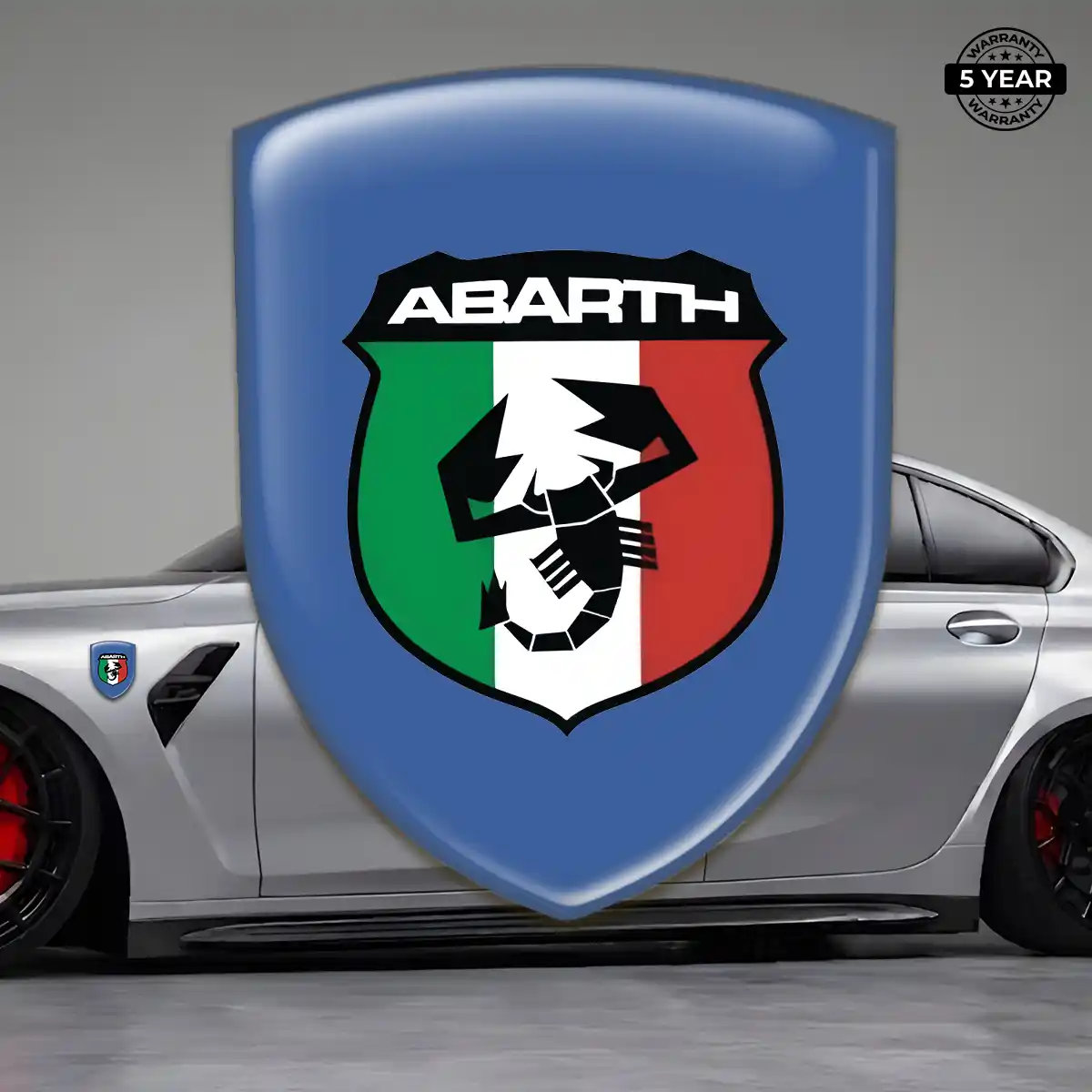 Abarth Silicone Badge Interior Luxe