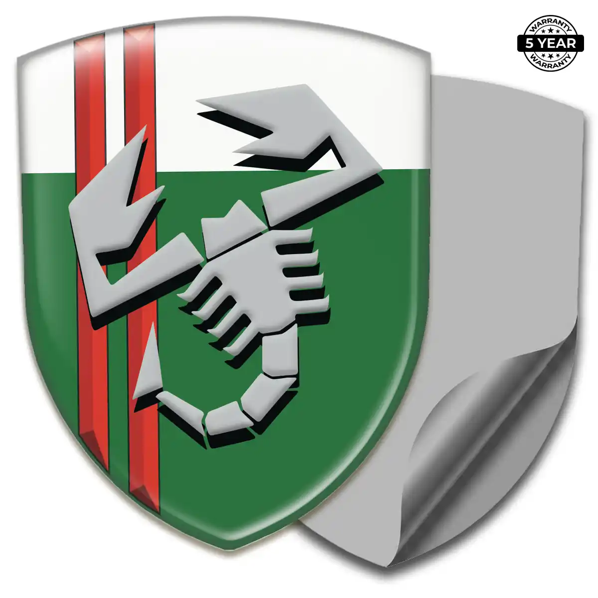 Abarth Silicone Badge Prime Quality
