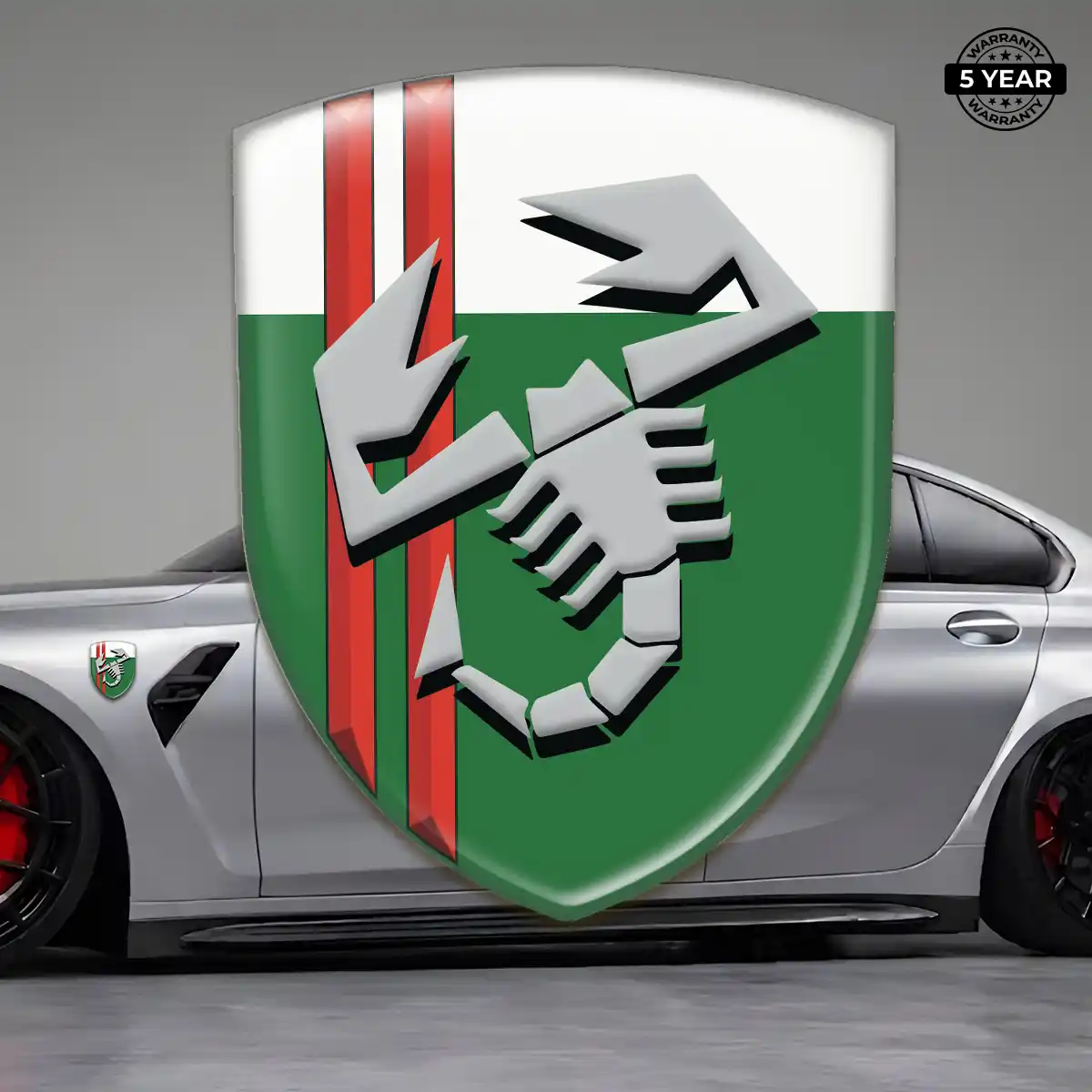 Abarth Silicone Badge Prime Quality