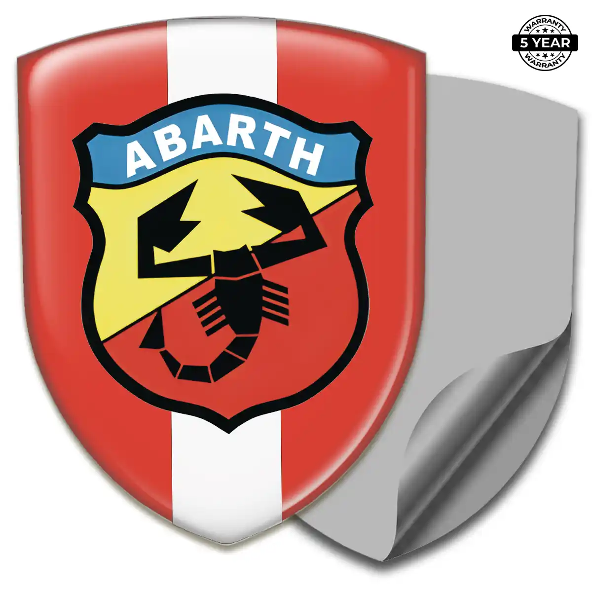 Abarth Silicone Badge Resin Elite
