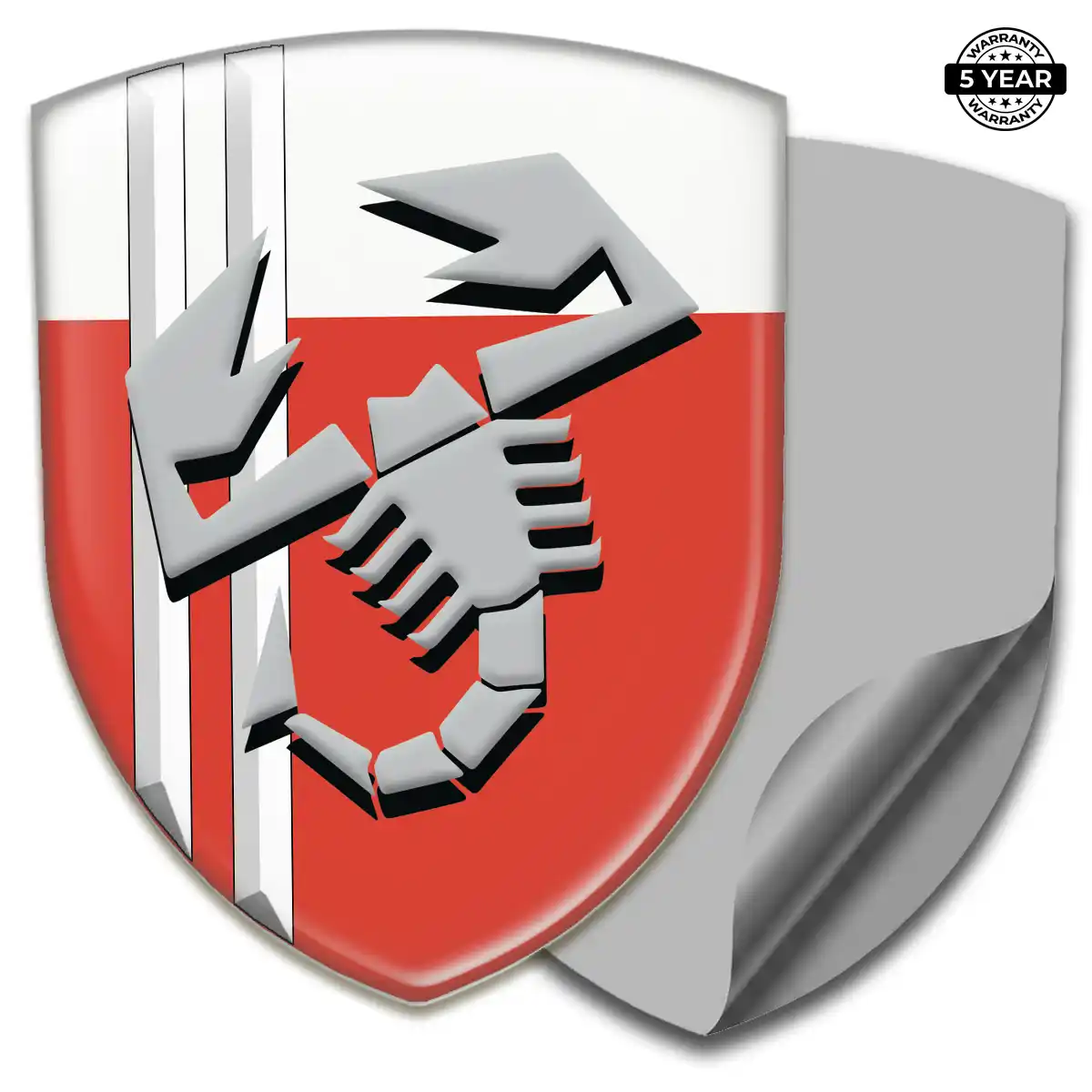 Abarth Silicone Badge Resin Luxe