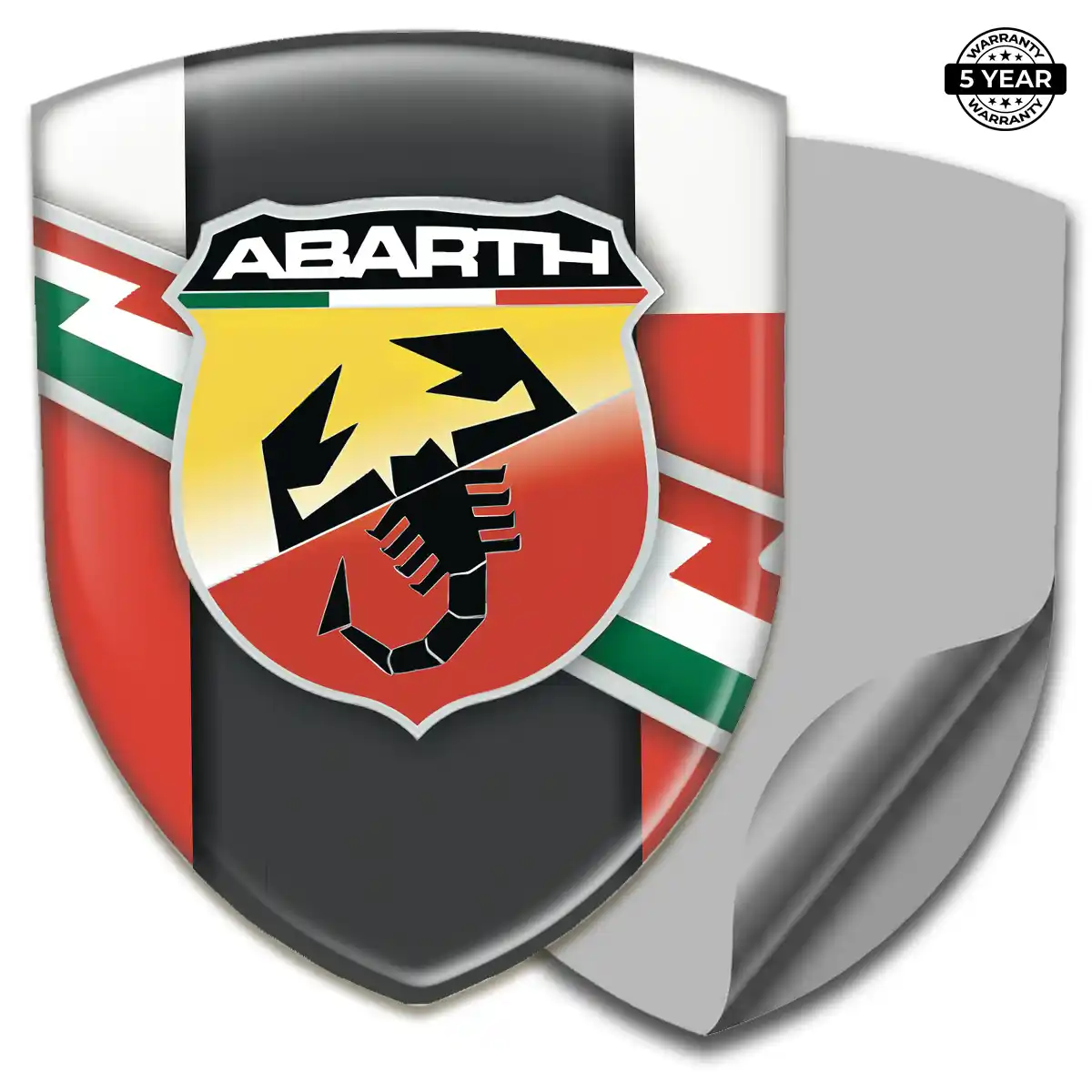 Abarth Silicone Badge Sleek Style