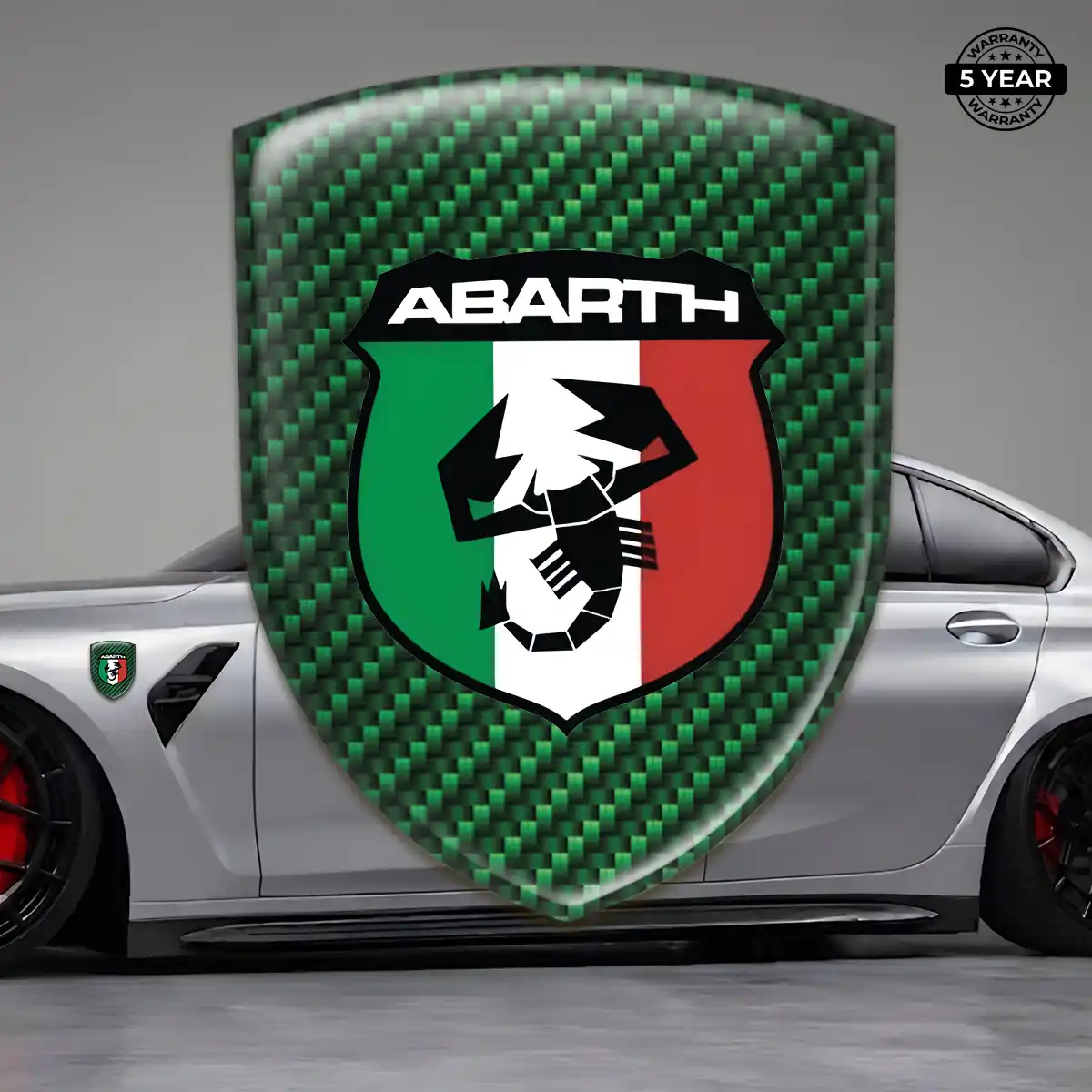 Abarth Silicone Badge Street Tuning